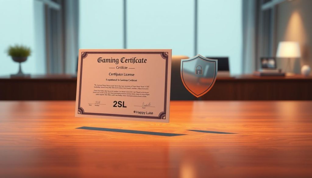 giấy phép gaming và bảo mật SSL 256-bit