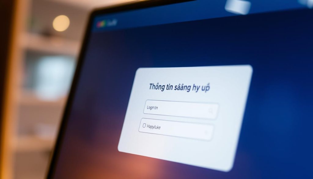 thông tin đăng nhập happyluke